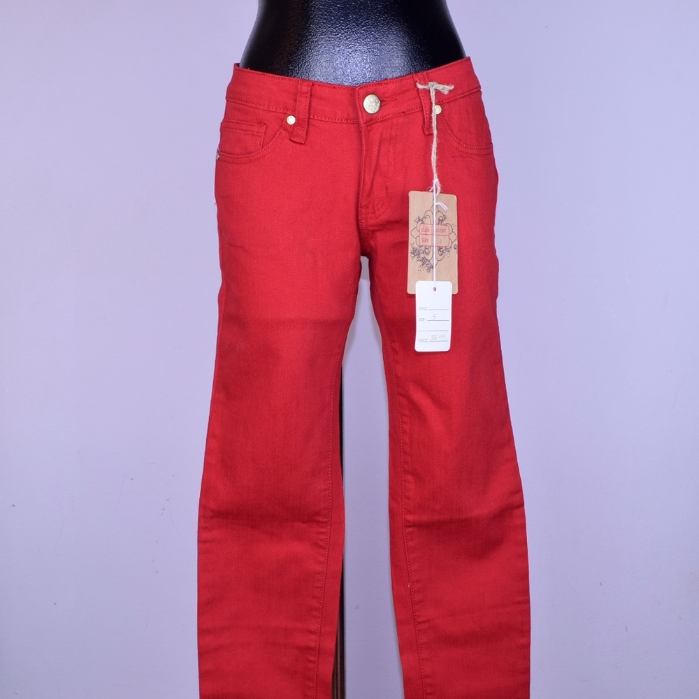 Rehab Red Skinny Jeans